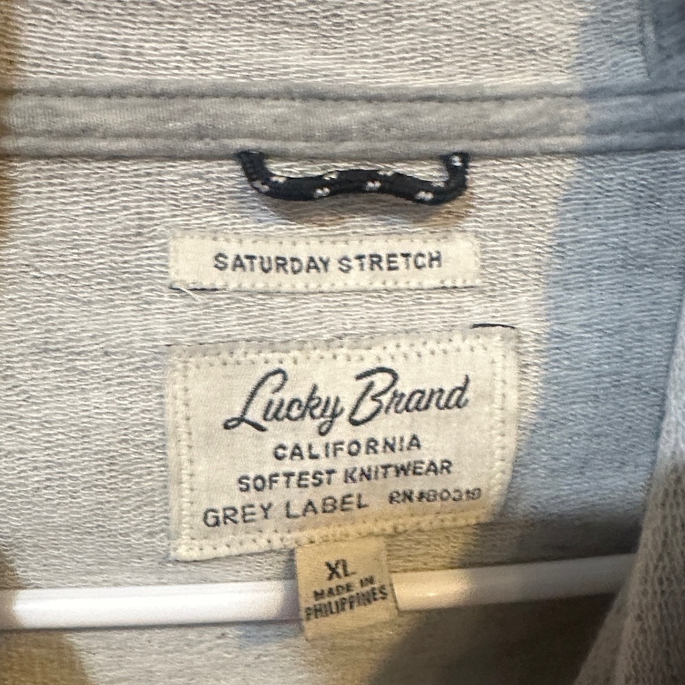 Lucky Brand Grey Saturday Stretch Hoodie - Picture 2 of 3